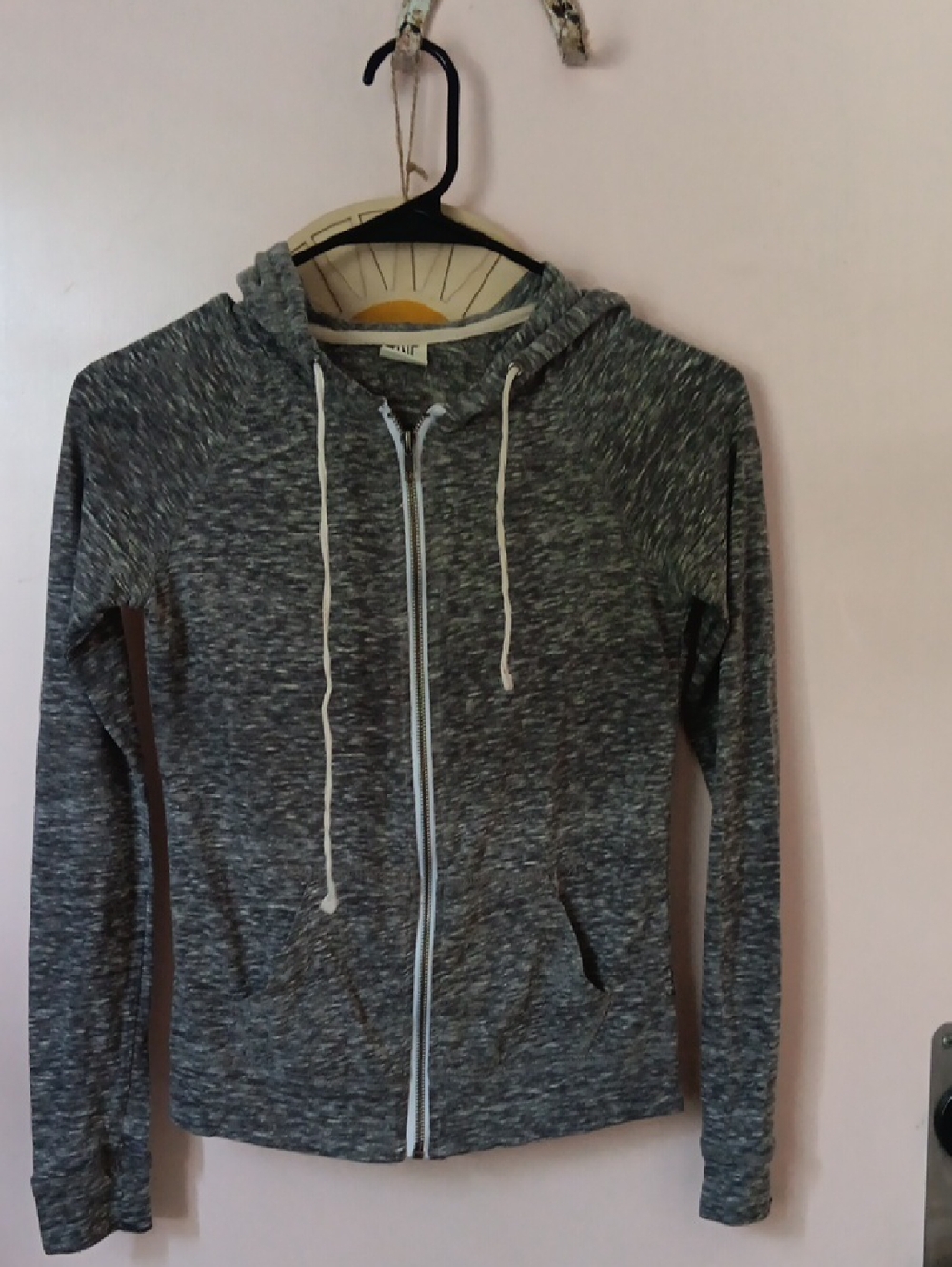 Zine Clothing Heather Gray Full-Zip Hoodie